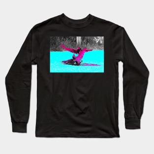 Crows in the power struggle / Swiss Artwork Photography Long Sleeve T-Shirt